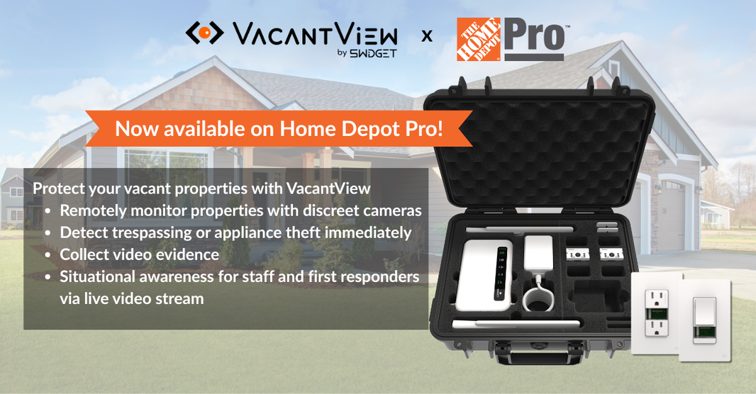 Swidget Expands Distribution to Home Depot Pro, Bringing VacantView ™ Kits to Property Professionals