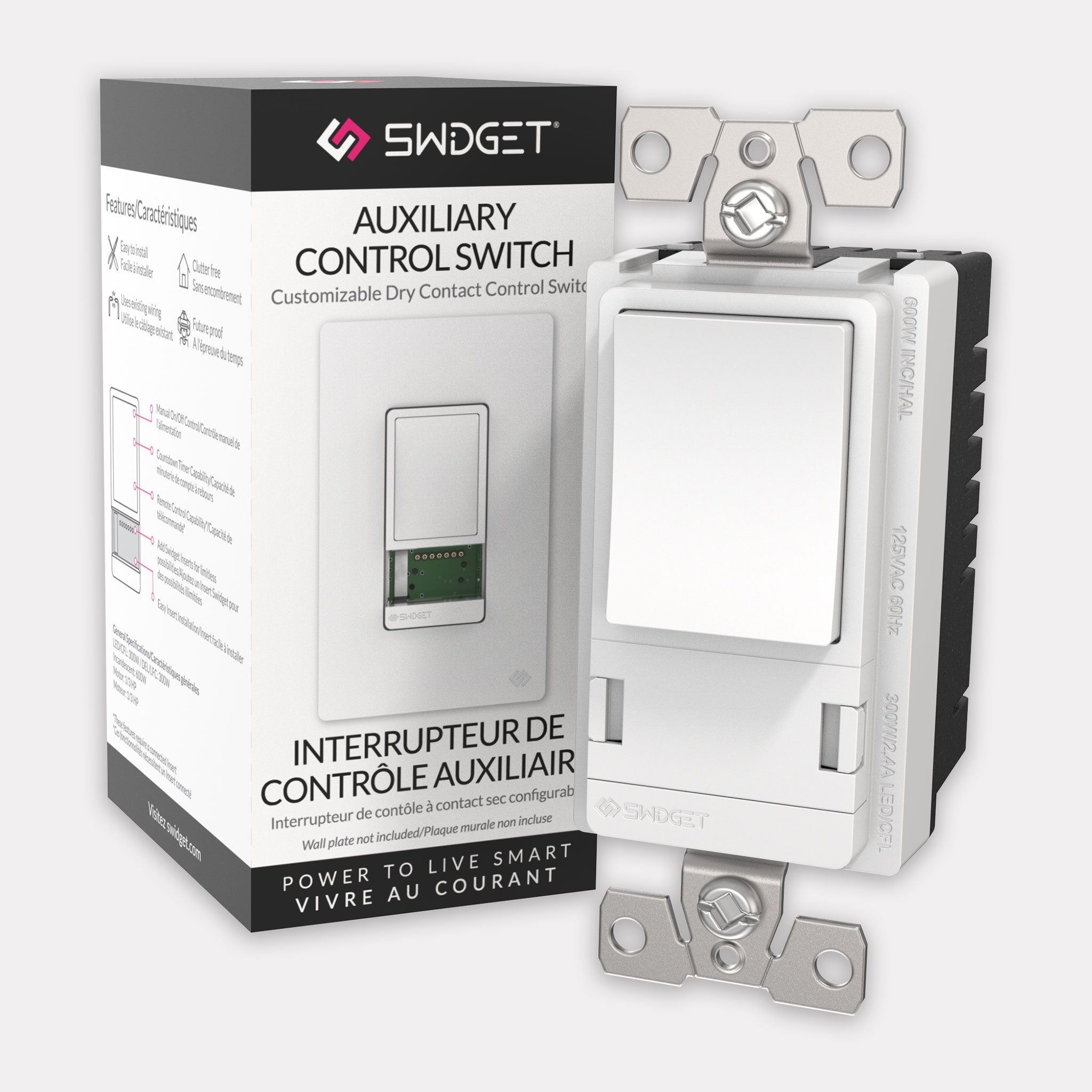 Swidget Auxiliary Control Switch