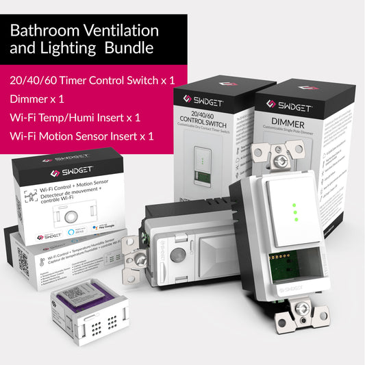 Bathroom Ventilation and Lighting Bundle