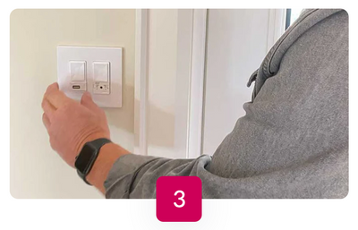 Remove the kit components (sensors and hotspot) once the property is rented. Reuse the kit in your next vacant property.